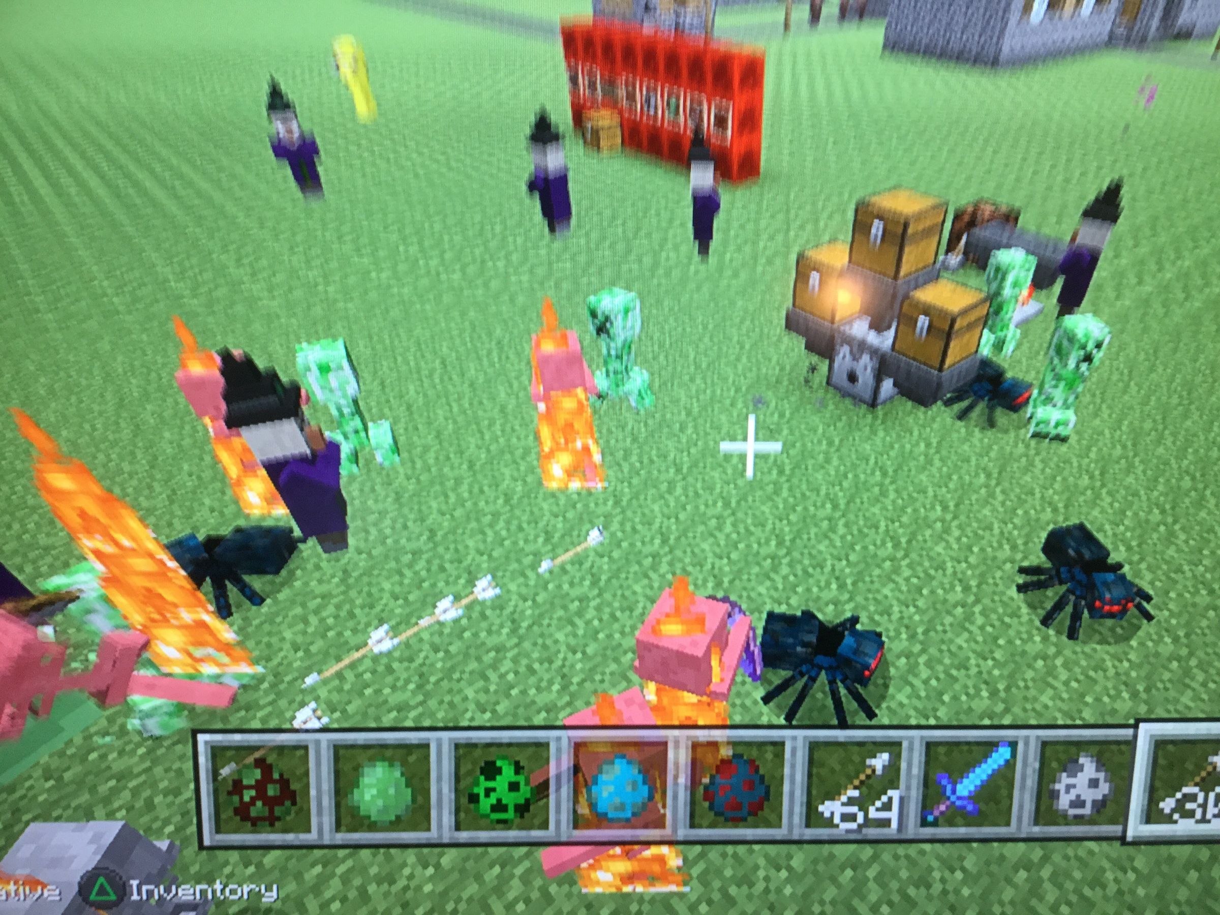 Minecraft Arrow Machine Gun 6 Steps Instructables