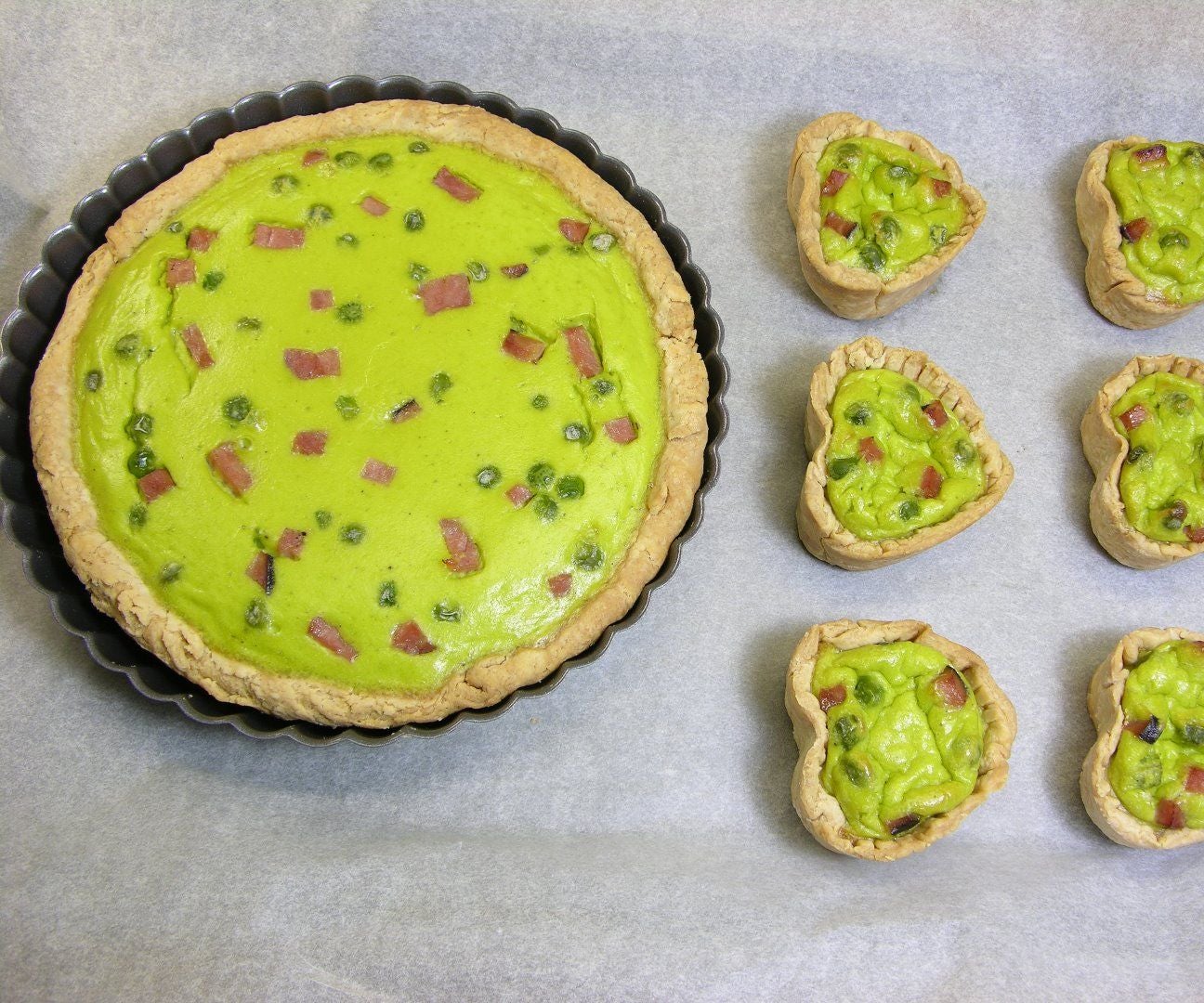 Green Eggs and Ham Quiche and Tartlet 3 Steps Instructables