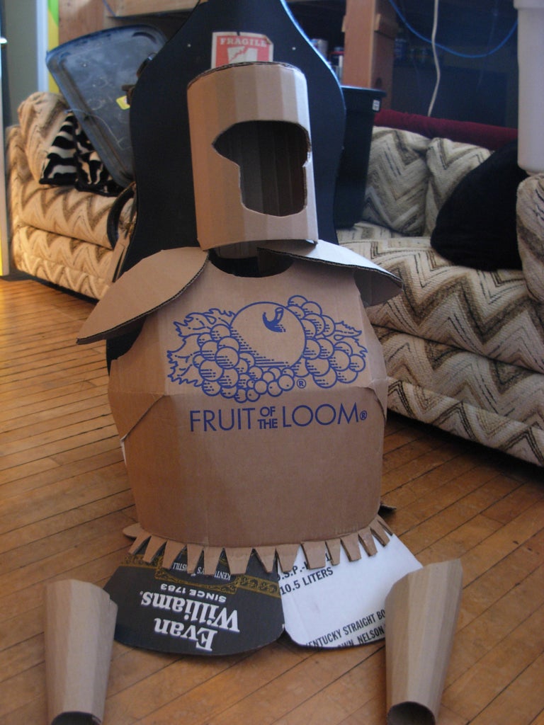 Cardboard Armor 8 Steps (with Pictures) Instructables