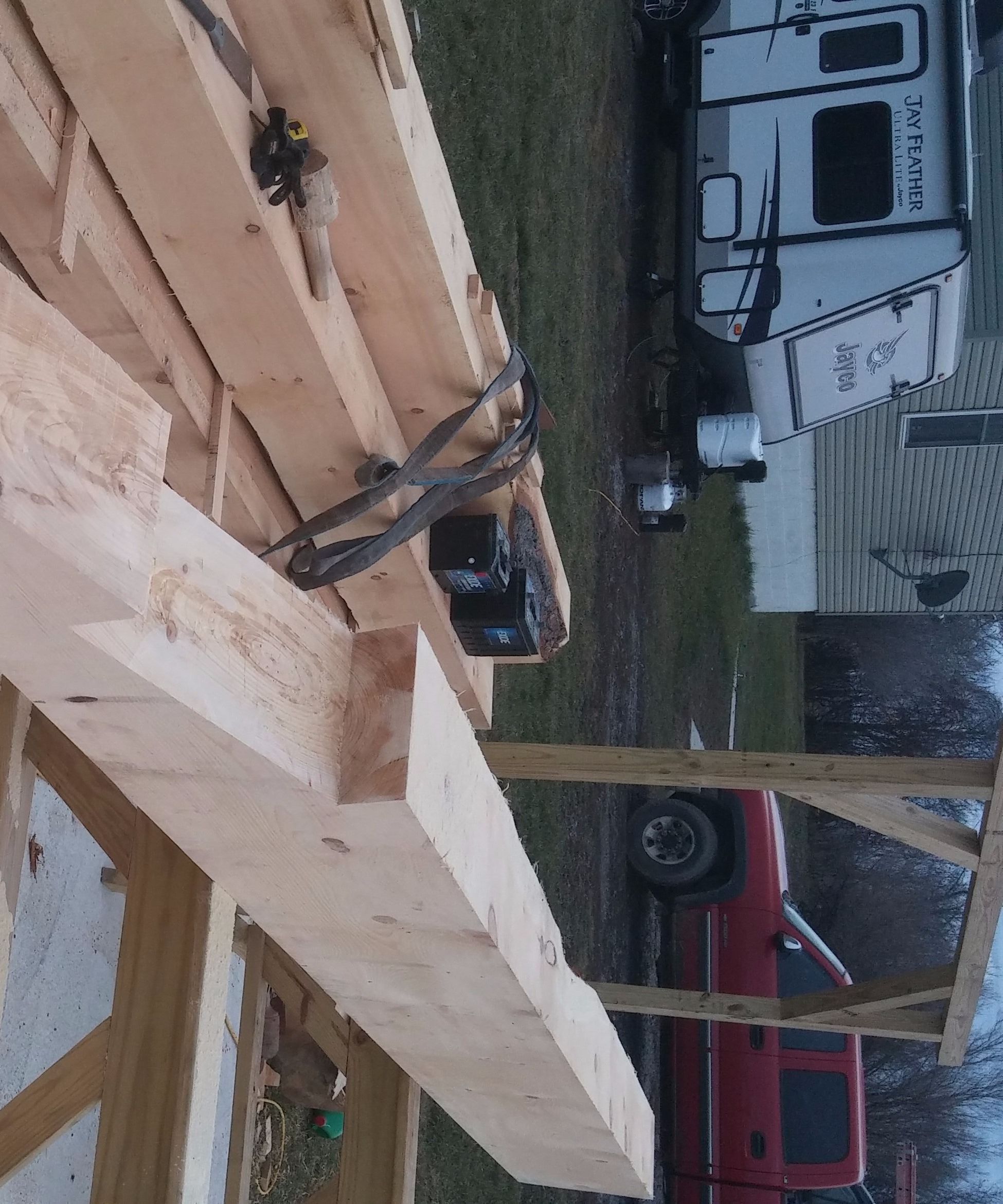 a timber frame scarf joint DIY Project DIY Project Image