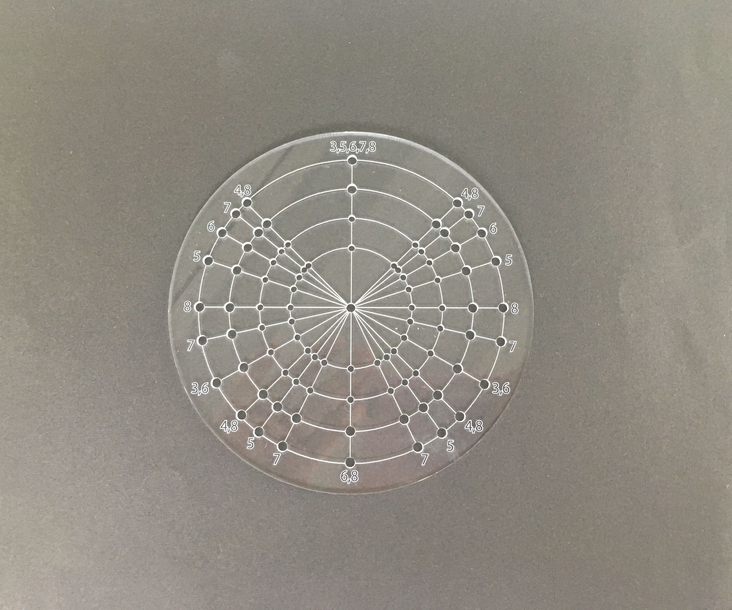 正多角形作図定規 Instructables