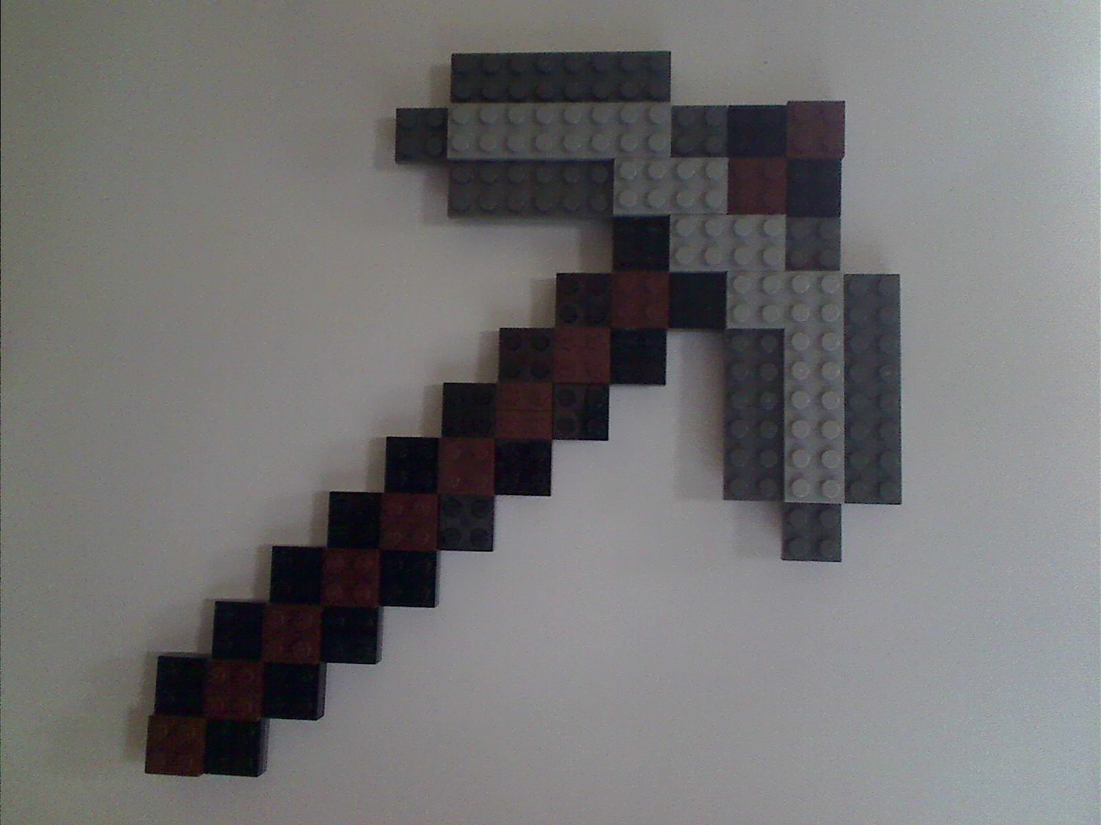 Lego Minecraft Pickaxe 10 Steps With Pictures Instructables