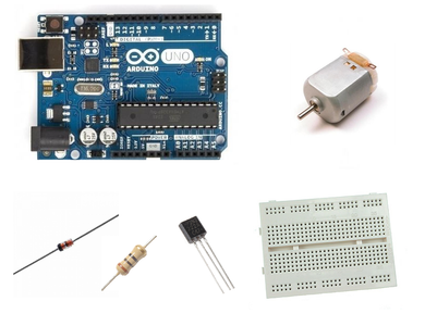 How to Drive a DC Motor With Transistor - Arduino Tutorial : 4 Steps ...