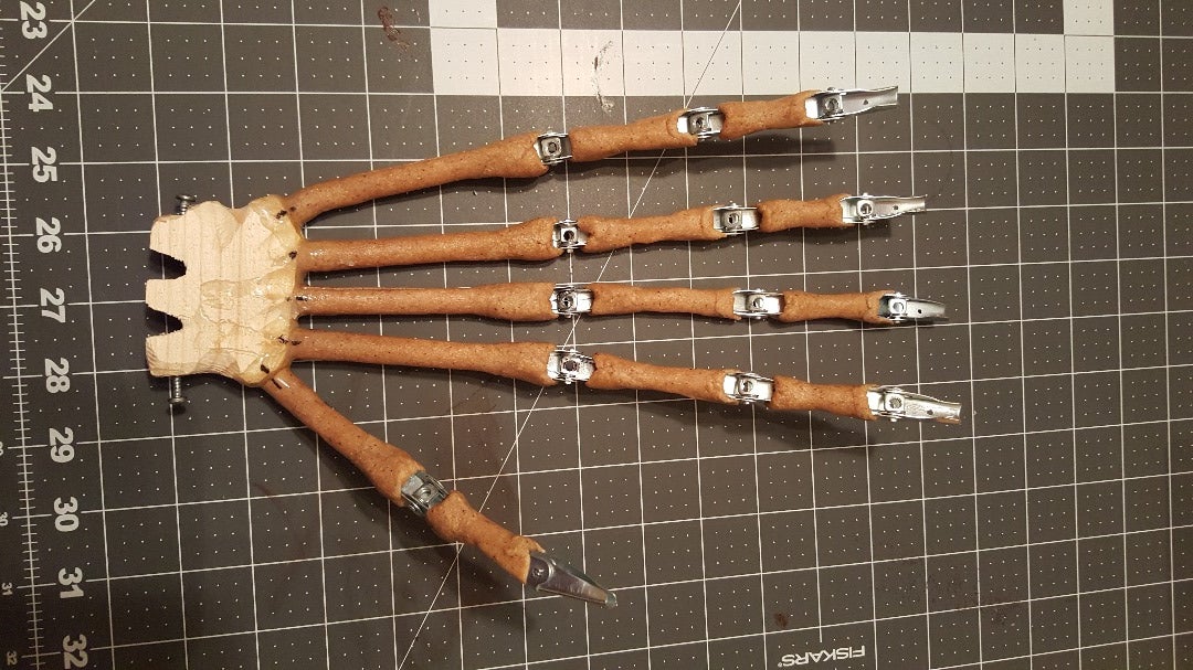Articulated Skeleton Hand 7 Steps (with Pictures) Instructables