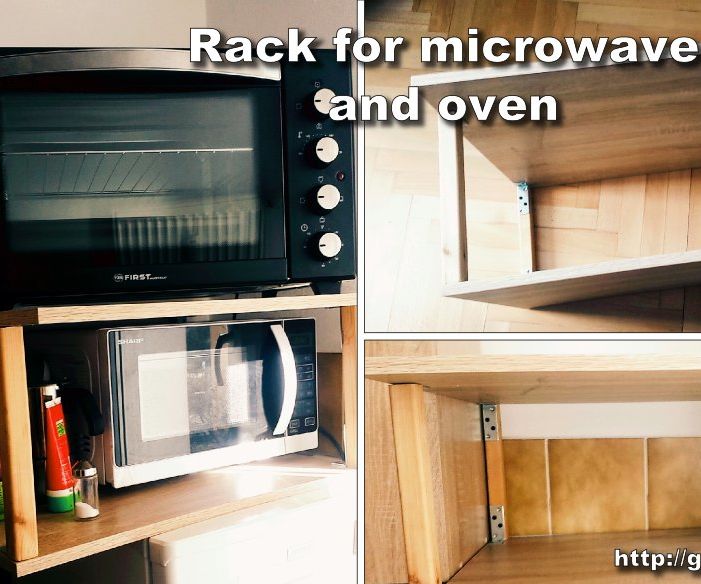 Rack for Microwave and Oven 4 Steps (with Pictures) Instructables