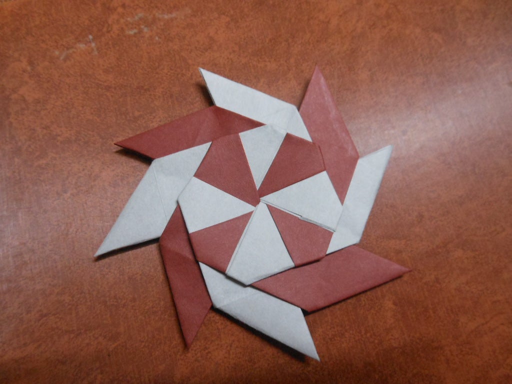 How To Make Origami Transforming Ninja Star 11 Steps Instructables
