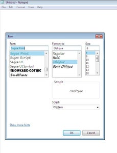 How to Change Font in Notepad : 5 Steps - Instructables