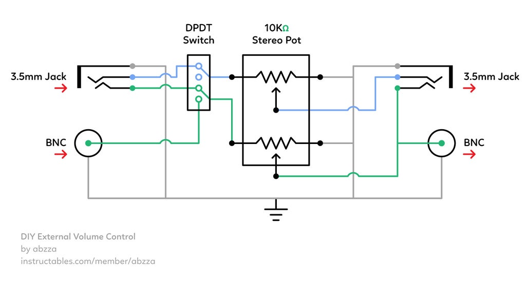 DIY External Volume Control : 10 Steps (with Pictures) - Instructables | Speaker Volume Control Wiring Diagram | | Instructables
