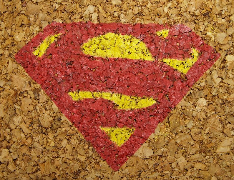 Superman Cork Coasters Instructables