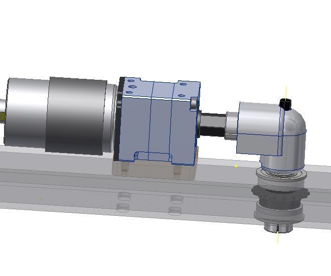 90 Degree Adapter for VexPro Gearbox for FIRST Robotics