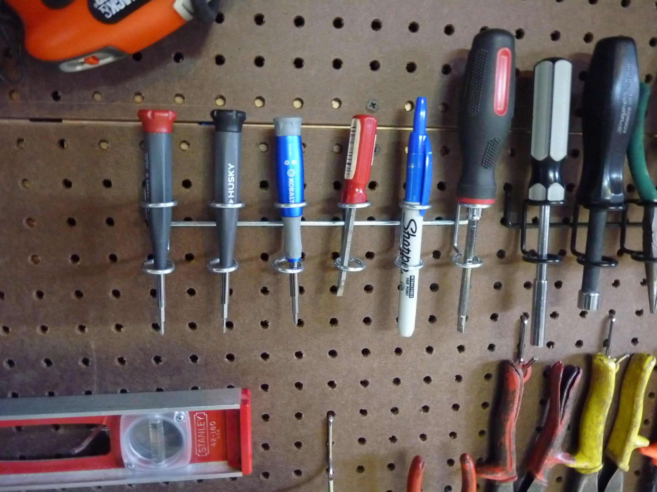 Precision Tool Hanger for Pegboard 3 Steps (with Pictures