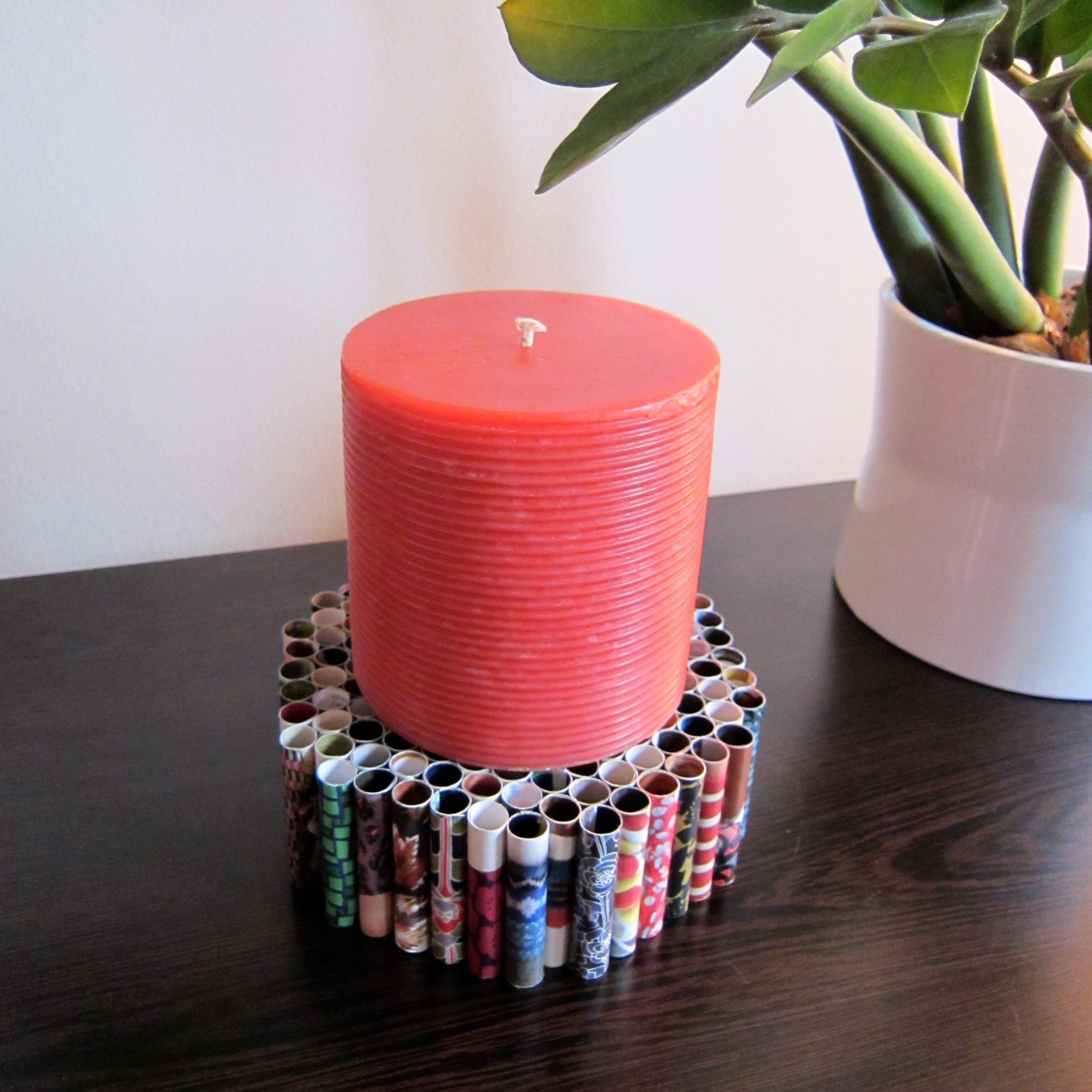 Rolled Paper Candle Holder 4 Steps (with Pictures) Instructables
