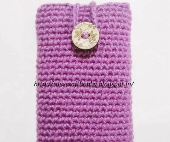 crochet phone pouch pattern