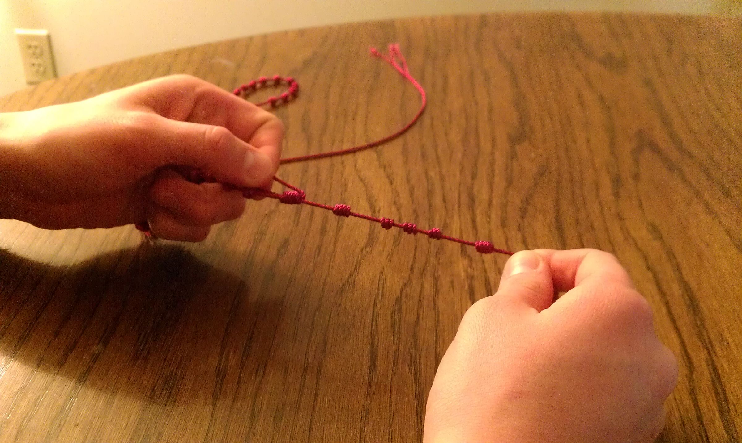 Making a Knotted Rosary 13 Steps Instructables