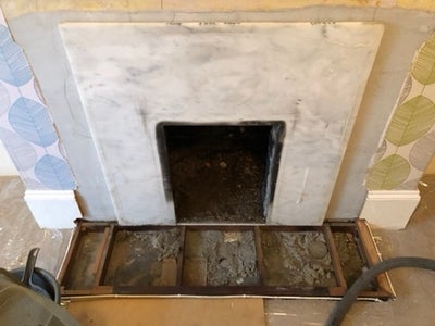 Fireplace Remove Rebuild 20 Steps With Pictures Instructables Fireplace Remove Rebuild 20 Steps, How To Remove A Concrete Fireplace Surround