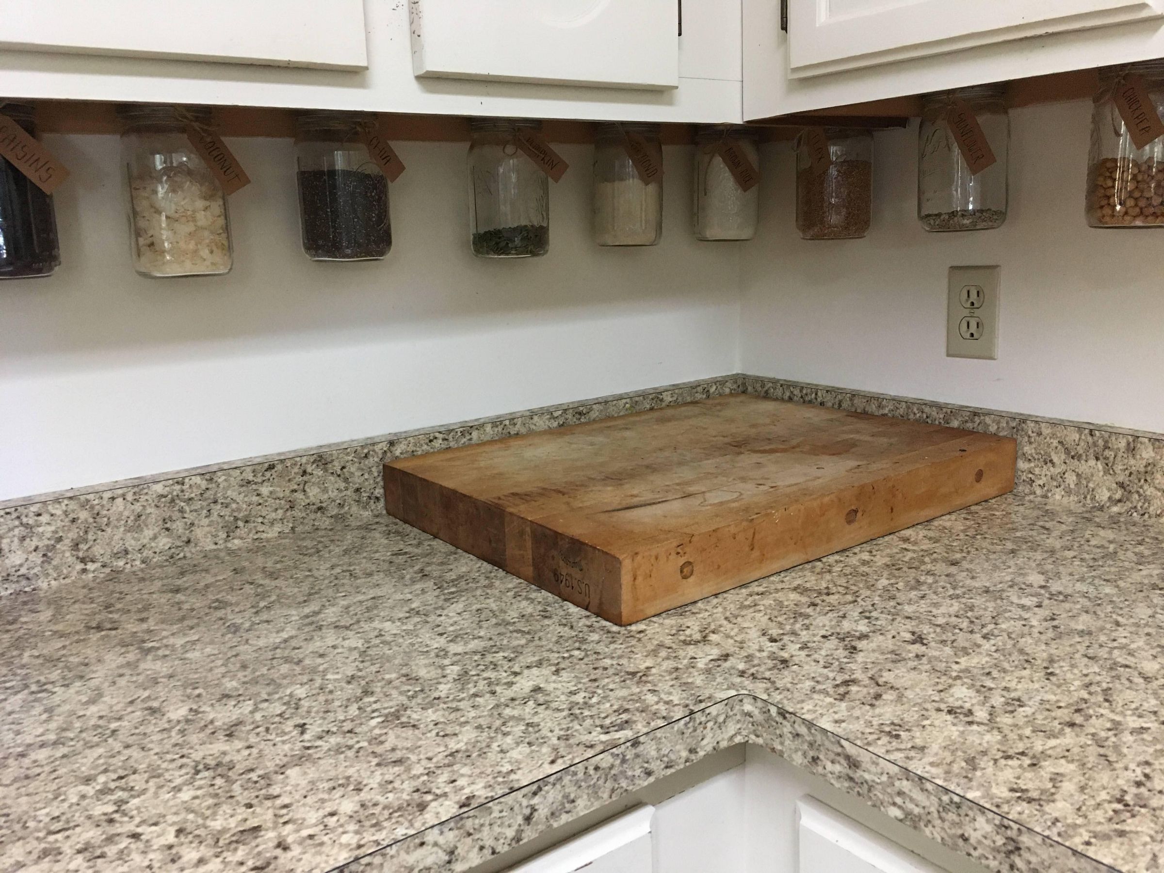 Declutter Your Kitchen and Countertops (attach Mason Jars