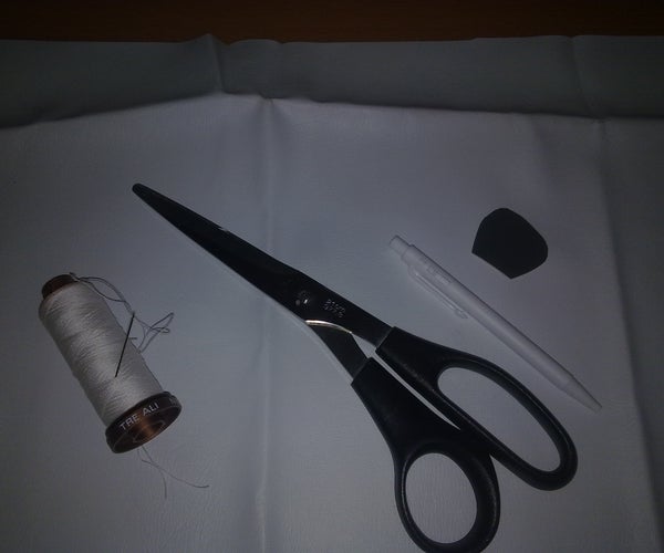 White Leather Hairband