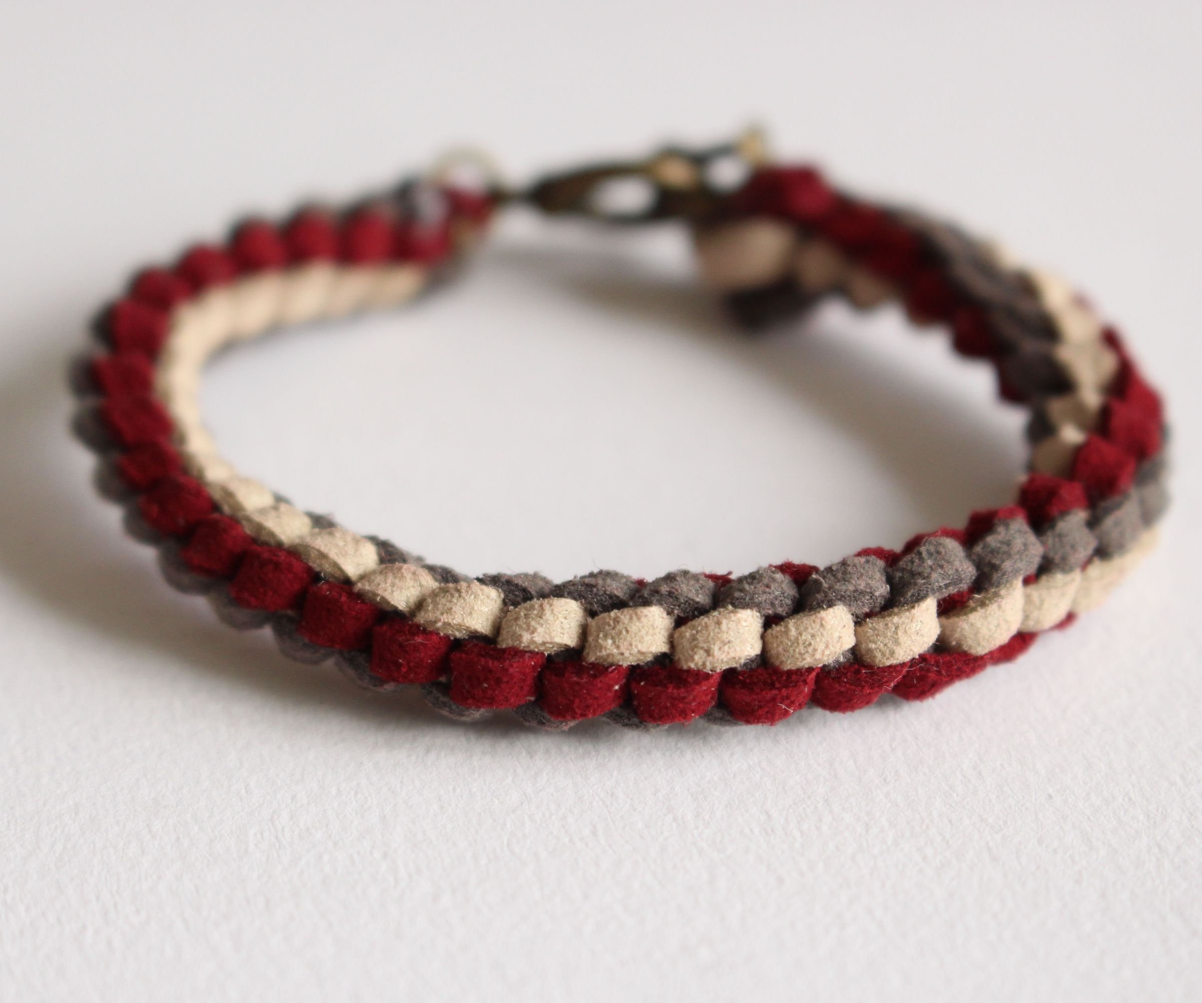 Knotted Suede Lace Bracelet