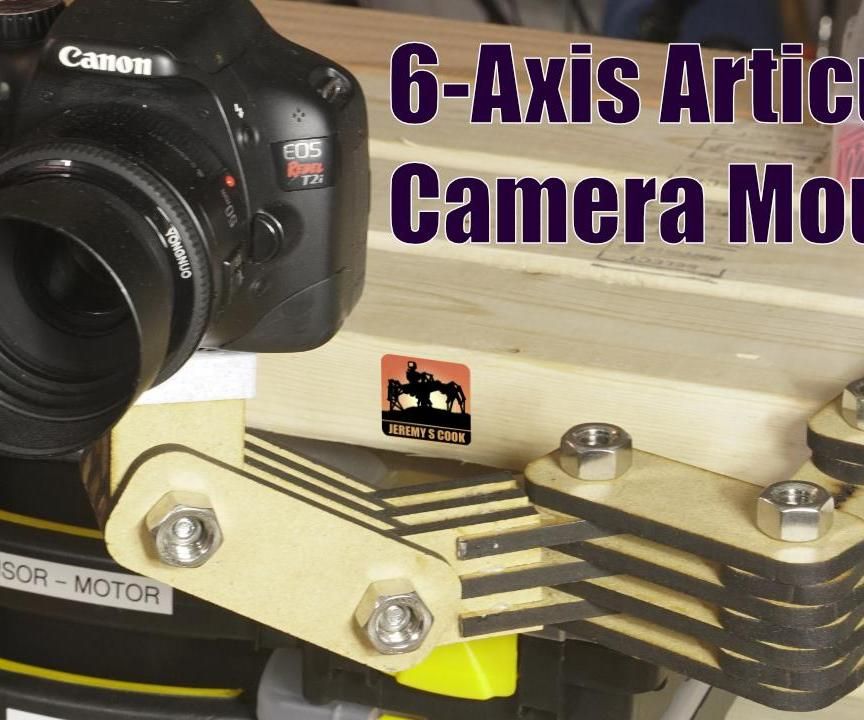 DIY guide for Articulated Camera Arm with step-by-step instructions
