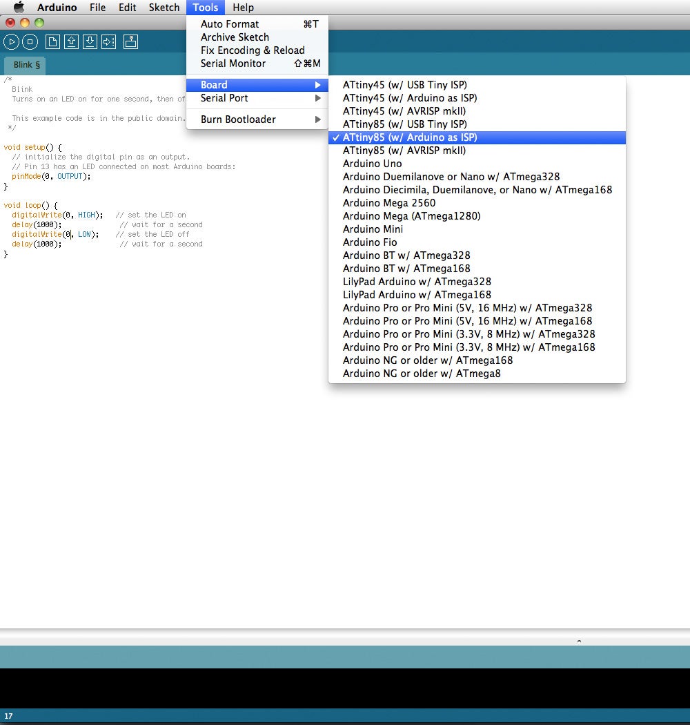 Program an ATtiny With Arduino : 7 Steps (with Pictures) - Instructables