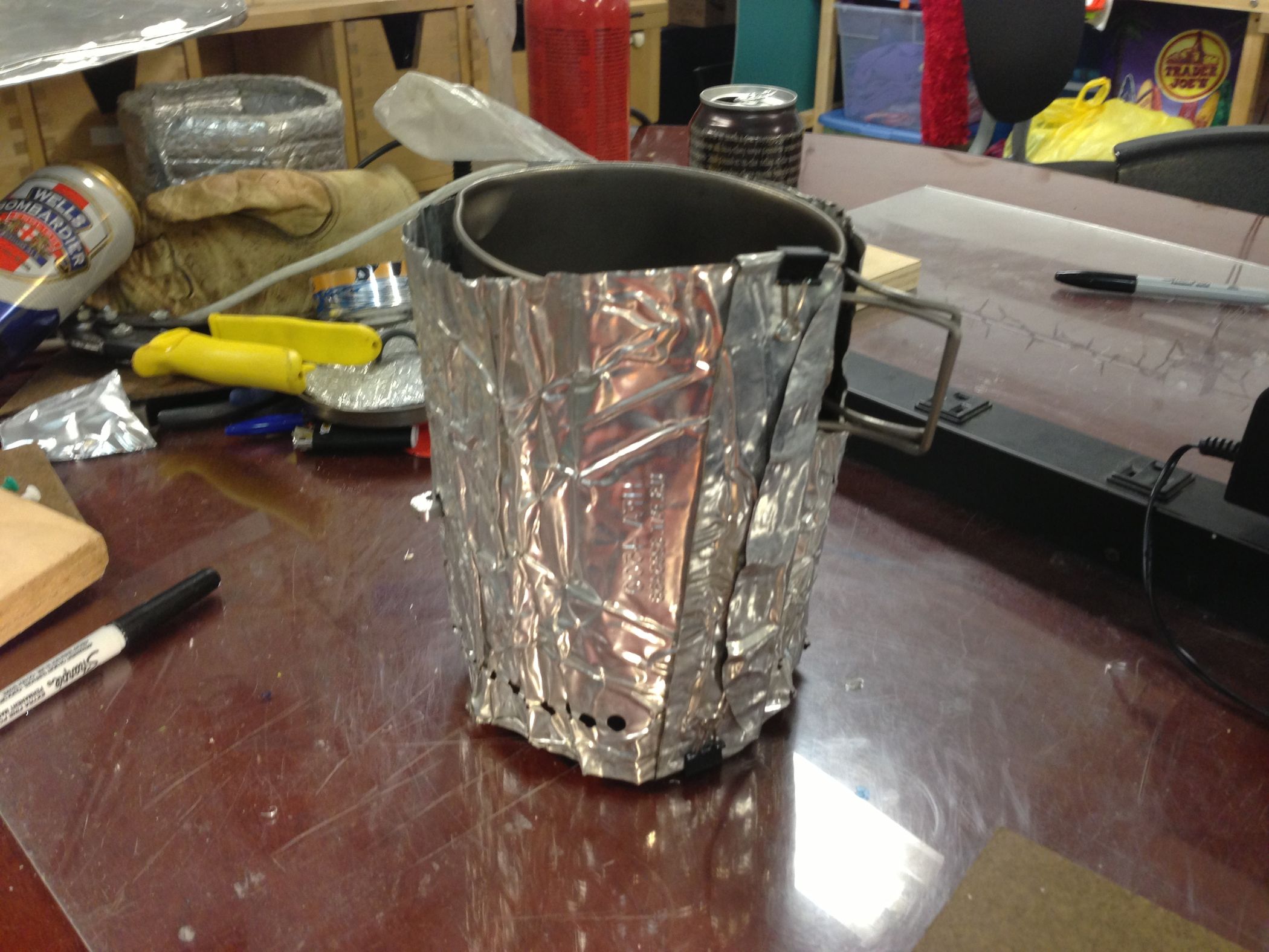 Windscreen for Beverage Can Camp Stove 4 Steps Instructables