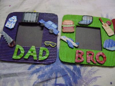 Family Fun Photo Frames From Recycled Materials : 6 Steps (with ...