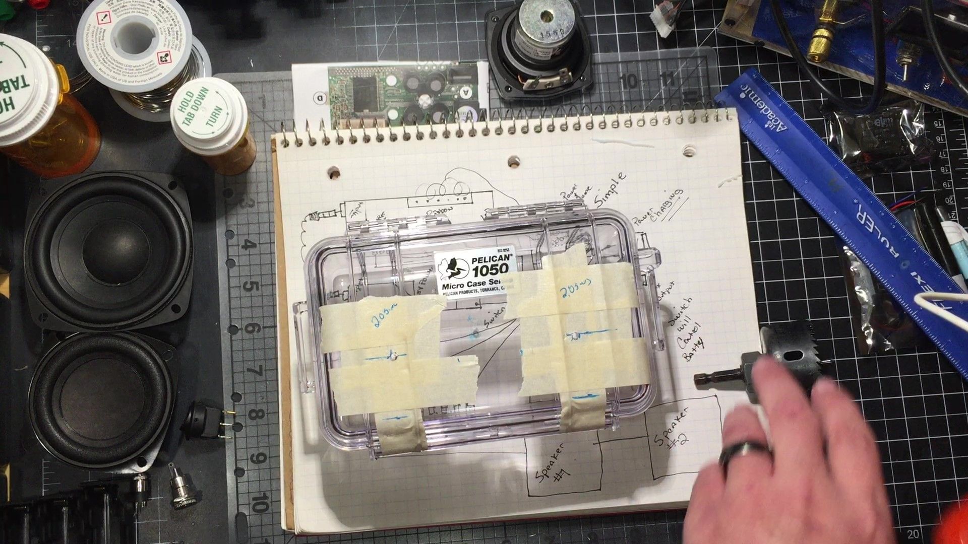 pelican case speaker diy