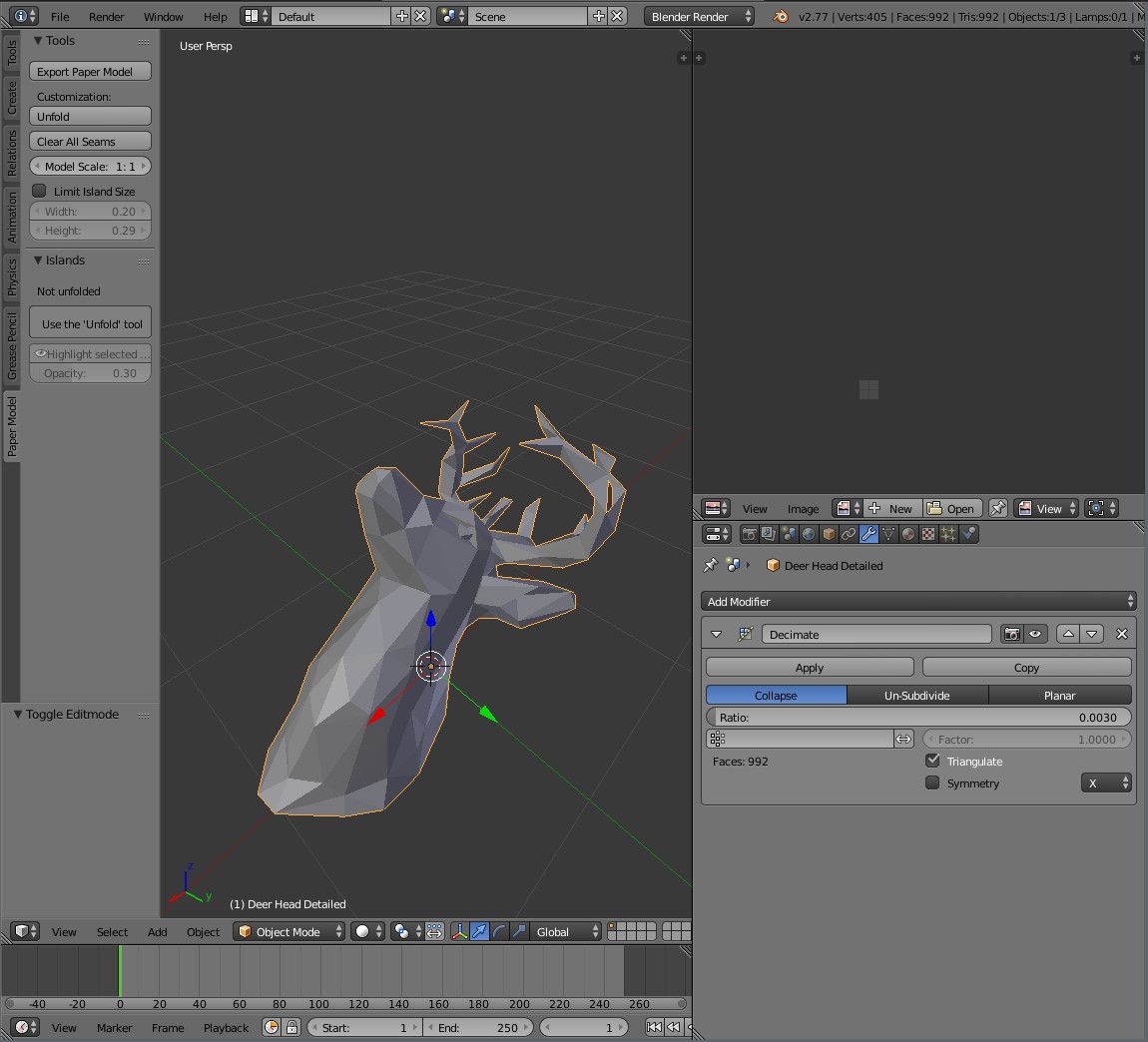 Papercraft With Blender 6 Steps (with Pictures) Instructables