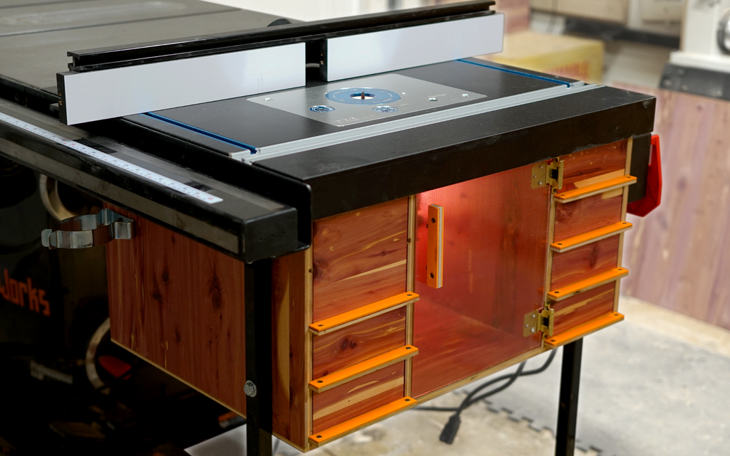 Ultimate Router Table Storage Cabinet Saw Extension Wing 17 Steps With Pictures Instructables Ultimate Router Table Storage Cabinet, Router Table Extension Wing Plans