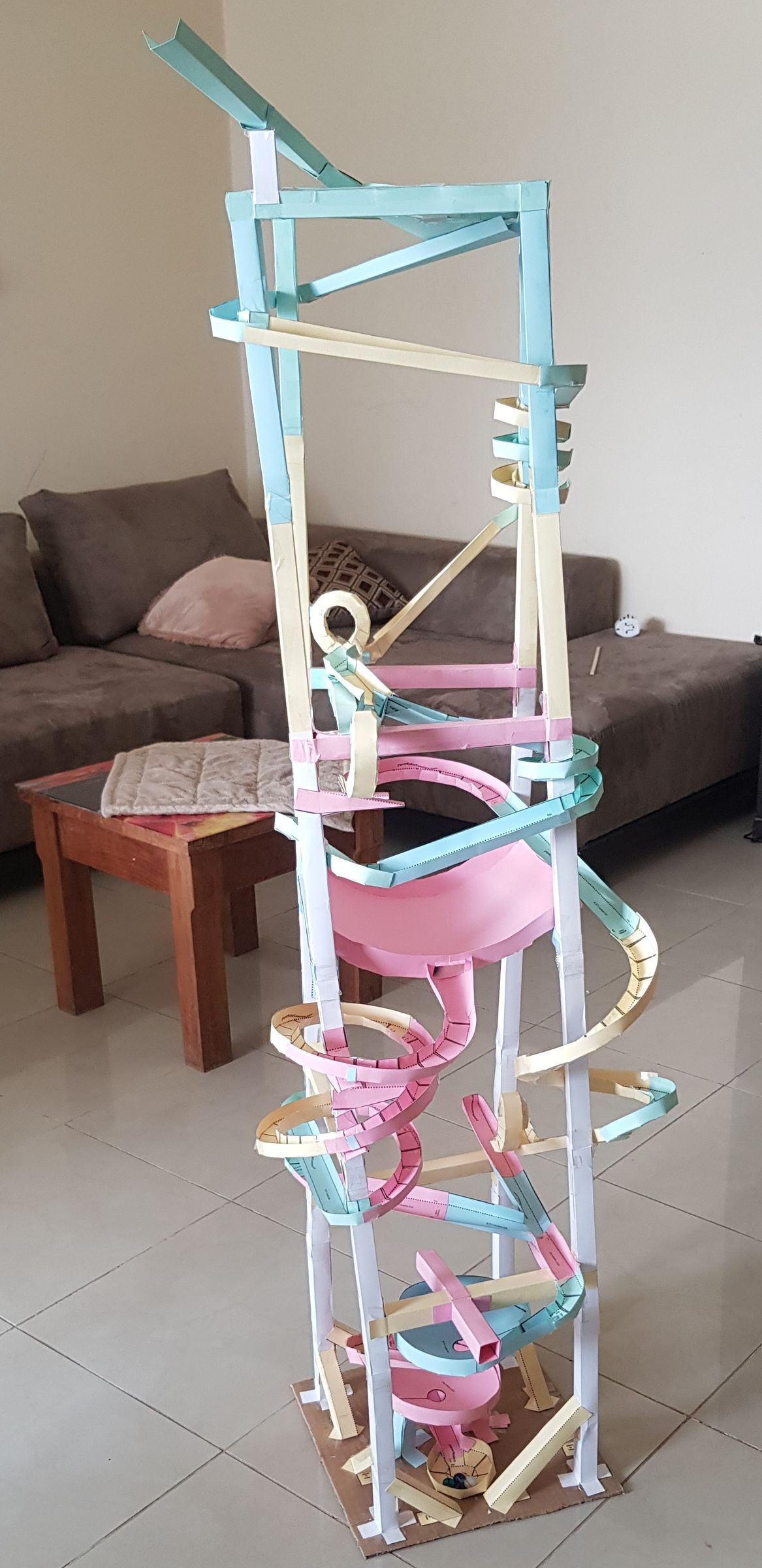 paper marble run
