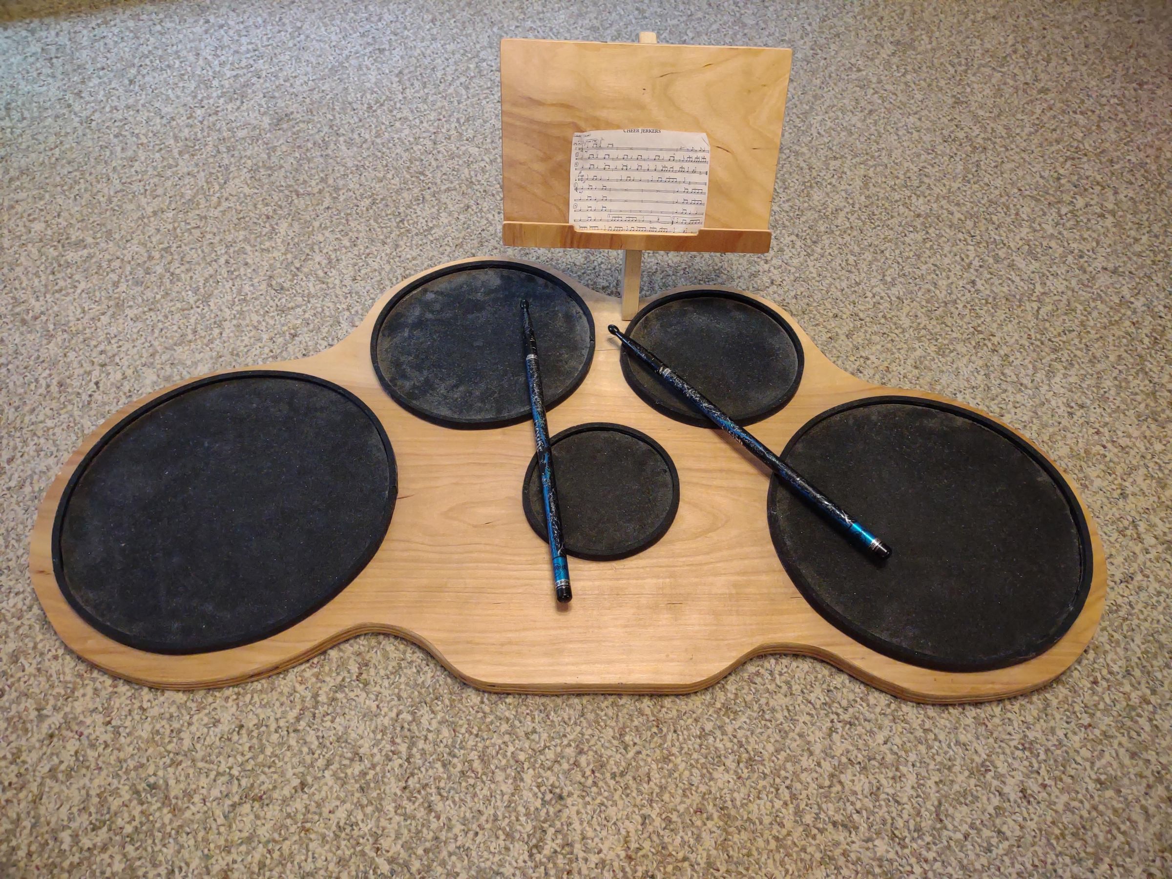 Homemade Marching Band Quints "Practice Pad" 9 Steps (with Pictures