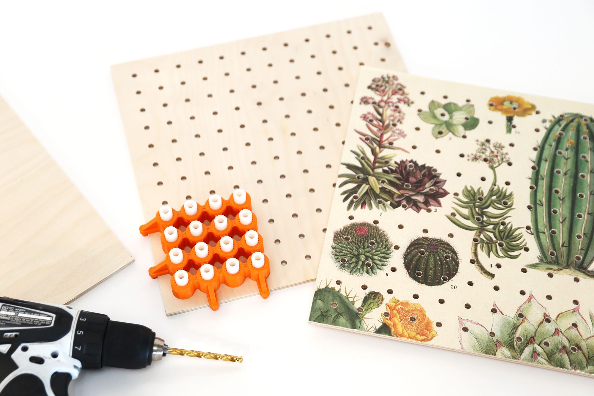 Make Custom Pegboard (3D Jig File Included) 6 Steps (with Pictures