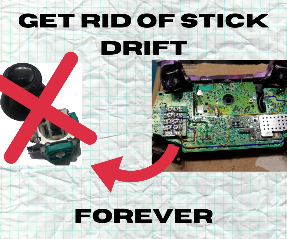 Understand Controller Stick Drift And A Mod To Get Rid Of It Forever overkill 3 Steps 