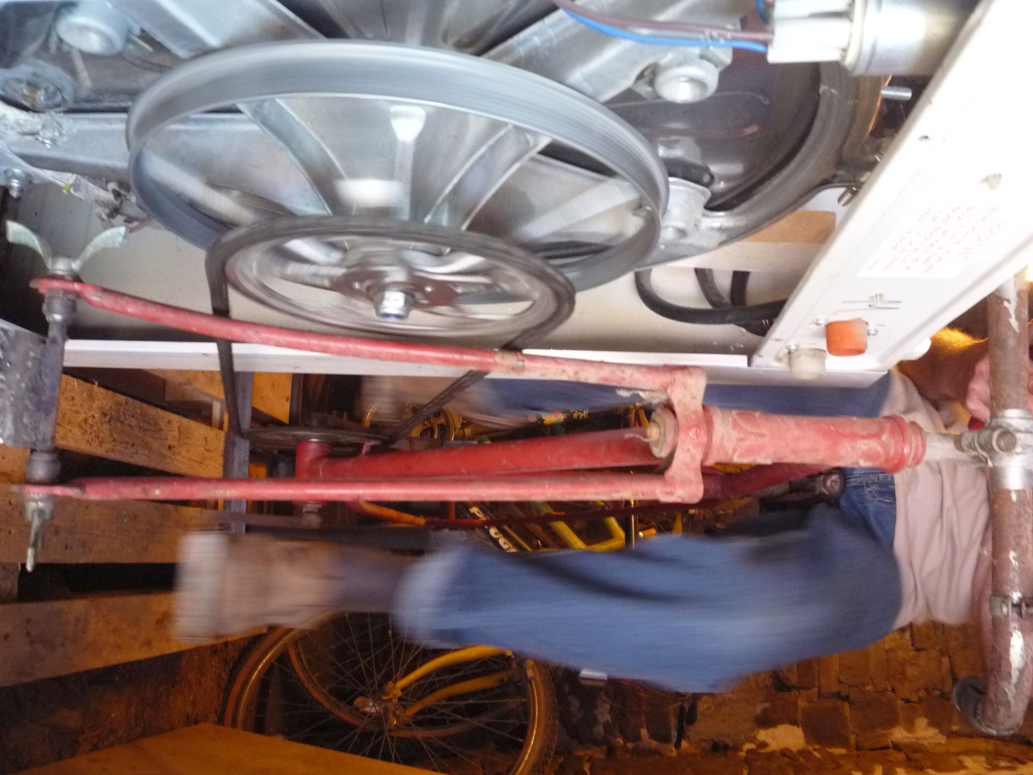 Pedal Powered Washing Machine Mark 2 Improved Speed & Spin Function