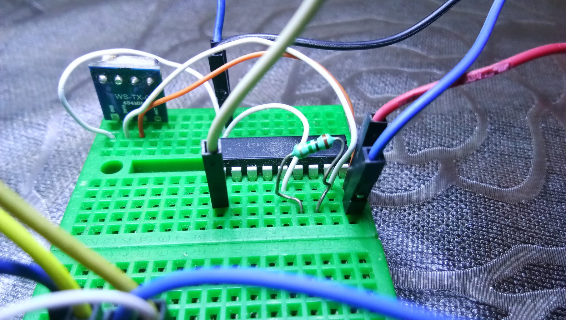 PWM(Pulse Width Modulation) Remote Control Using Arduino and HT12E ... Circuit Diagram