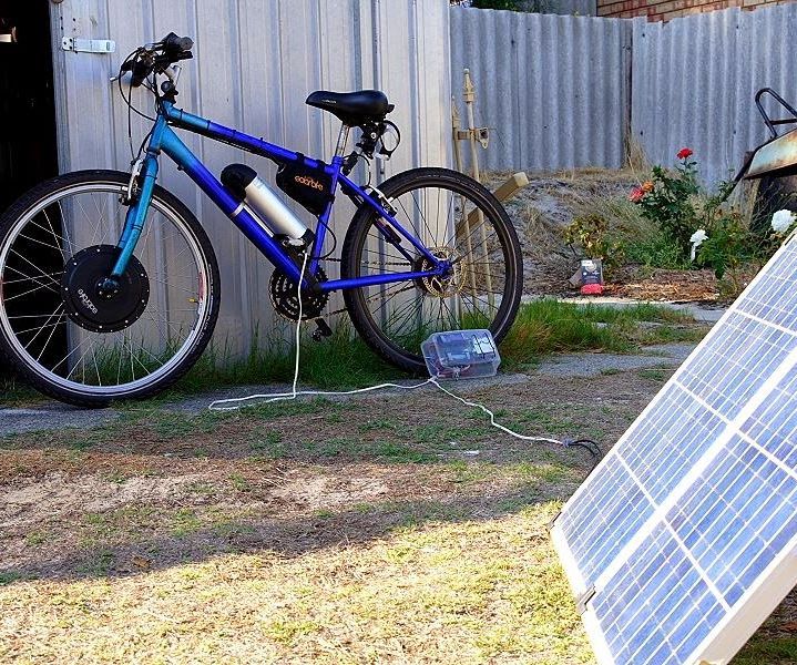 Charge Electric Bike Battery With Solar Panel 5 Steps Instructables
