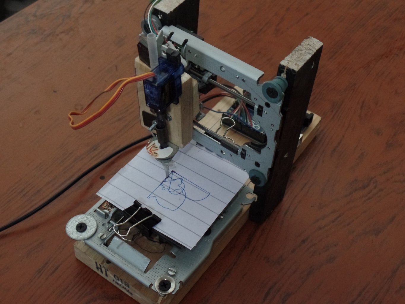 Arduino Mini CNC Plotter (With Proteus Project & PCB) : 3 Steps (with ...