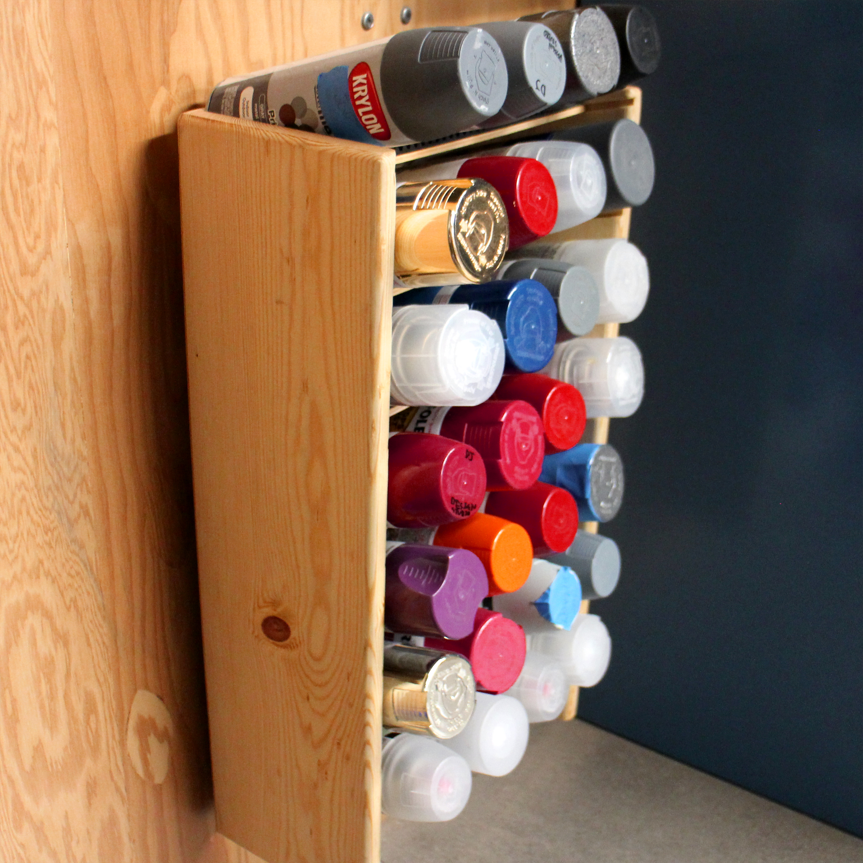 Spray Can Rack 12 Steps (with Pictures) Instructables