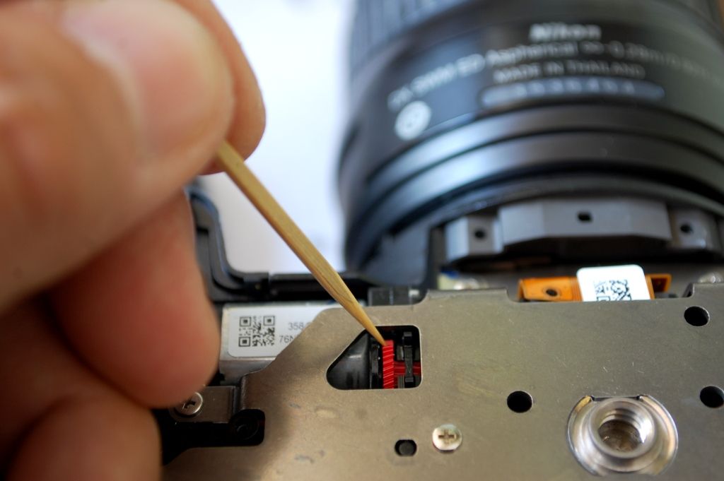 press shutter release button again