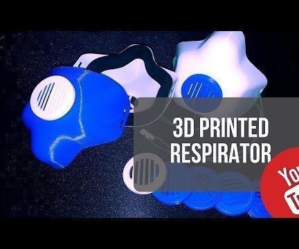 [neopmask] - 3d printed respirator with exchangeable filter DIY Project DIY Project Image