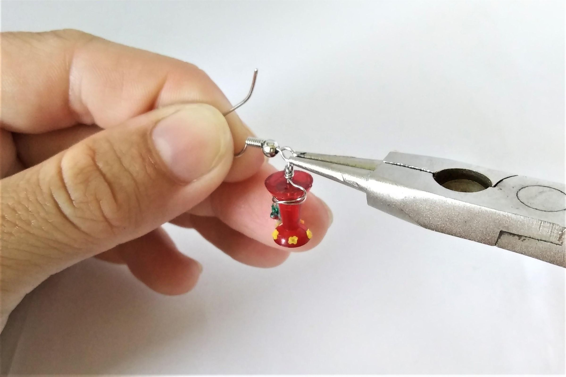 Mini Hummingbird Feeder Earrings 10 Steps (with Pictures) Instructables