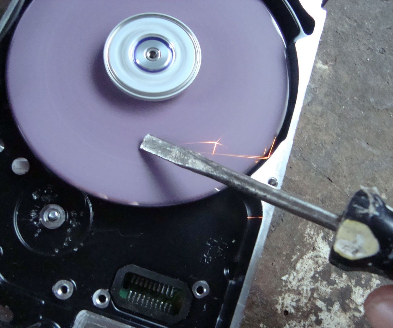 hard disk grinding machine DIY Project DIY Project Image
