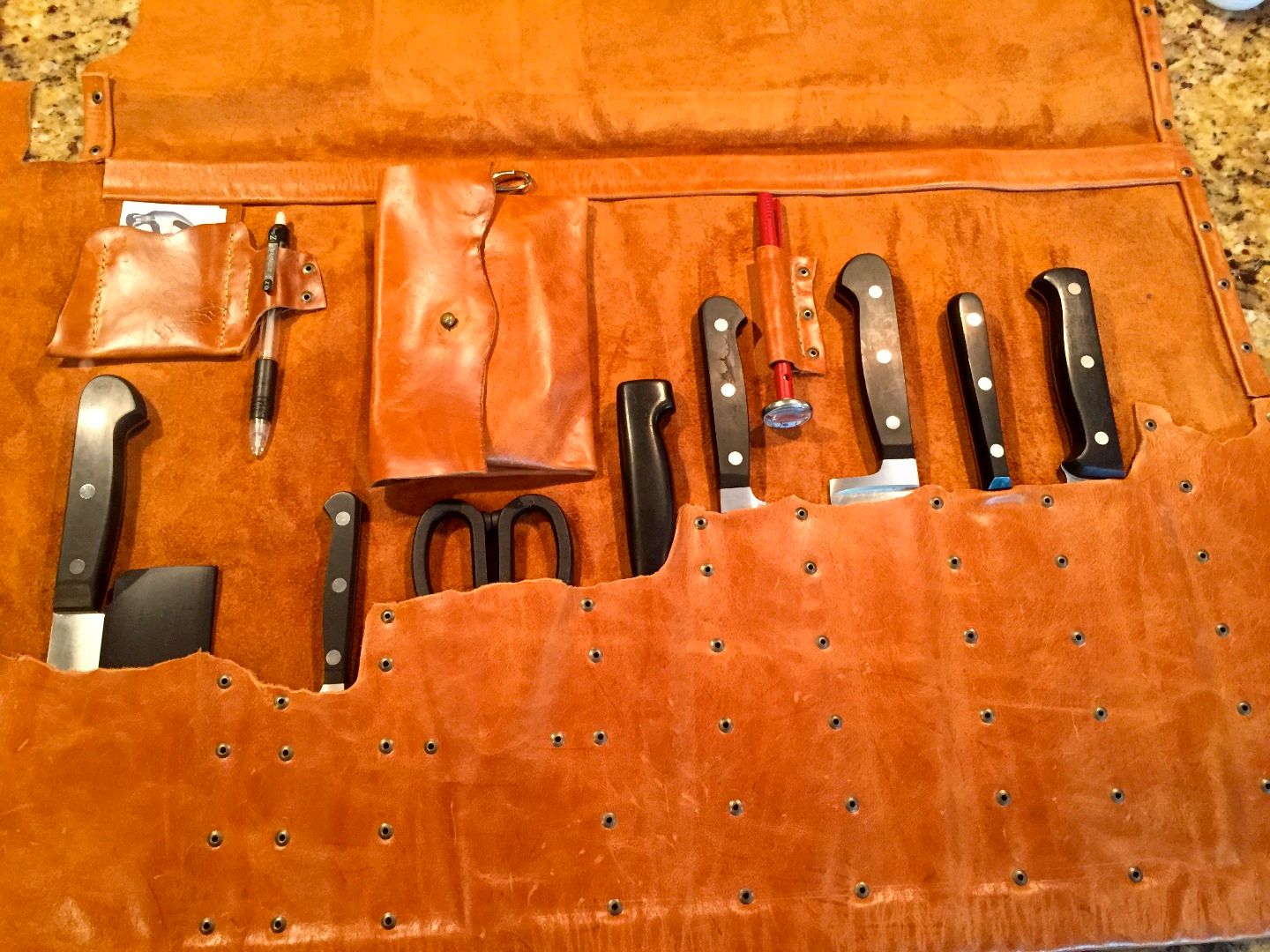 Leather Chef's Knife Roll 9 Steps (with Pictures) Instructables