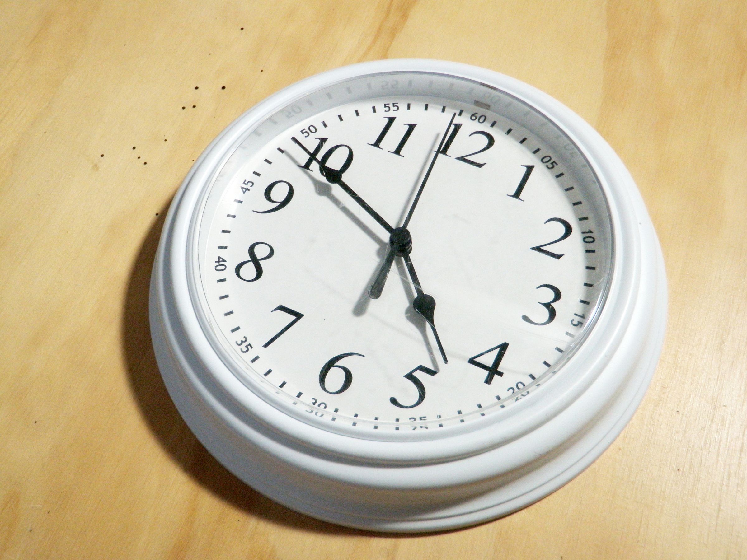 Lunchtime Clock 9 Steps (with Pictures) Instructables