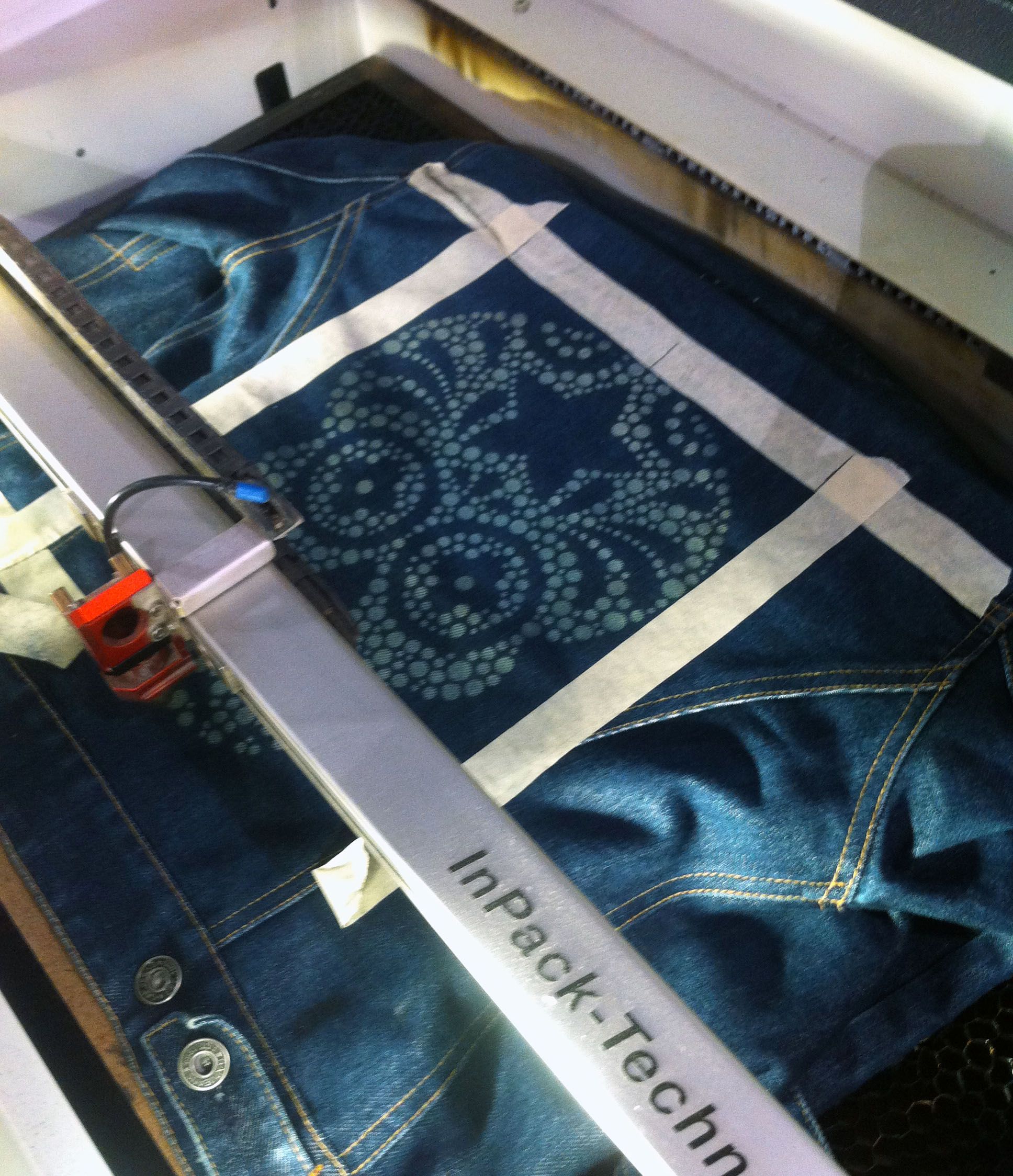 Laser Etched Denim Jacket 4 Steps (with Pictures) Instructables