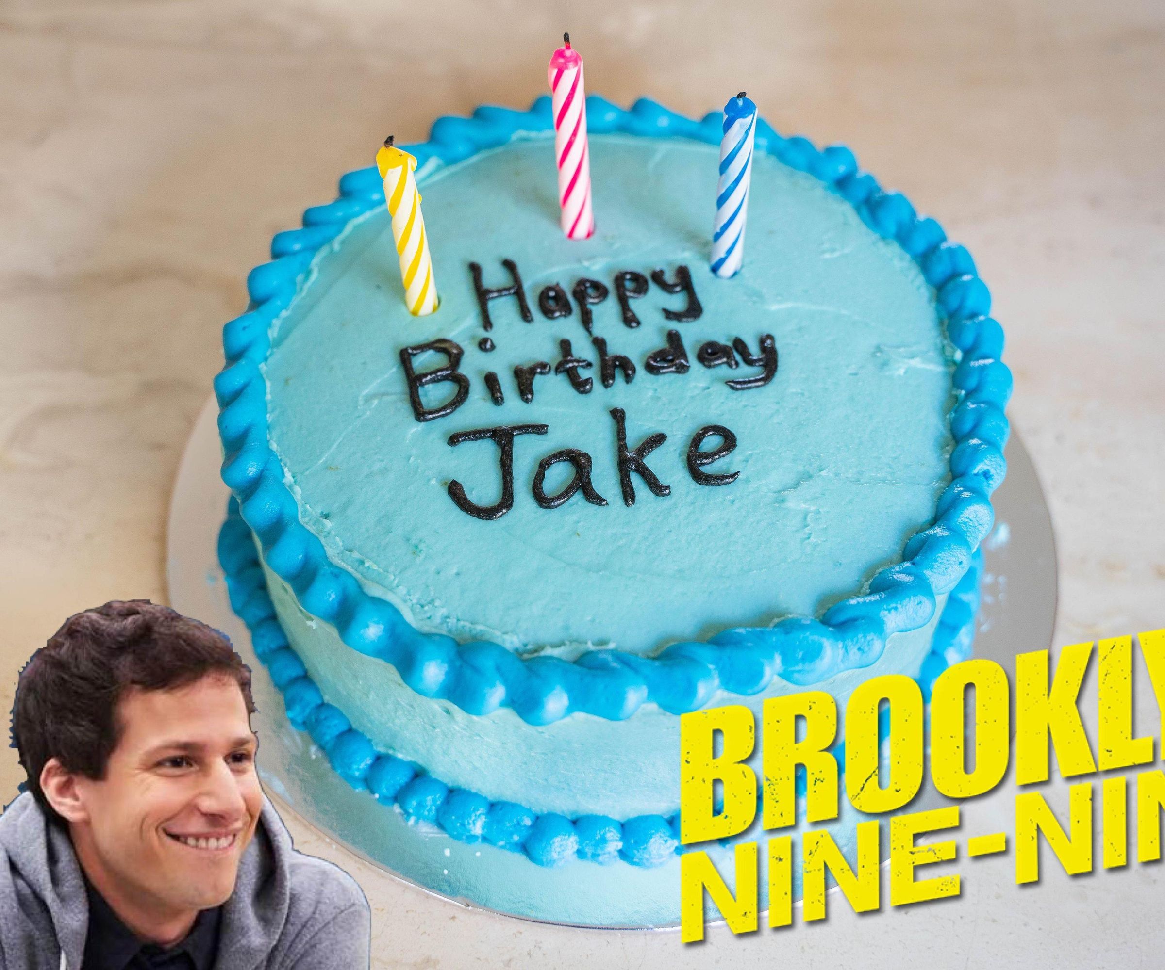 Jake Peralta's Blue Cake (Brooklyn 99) With Secret Gummy Bears