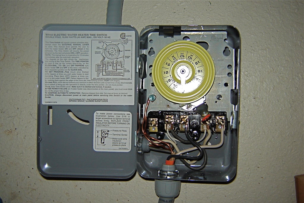 Hot Water Heater Timer : 5 Steps (with Pictures) - Instructables Water Heater Electric Connection Instructables