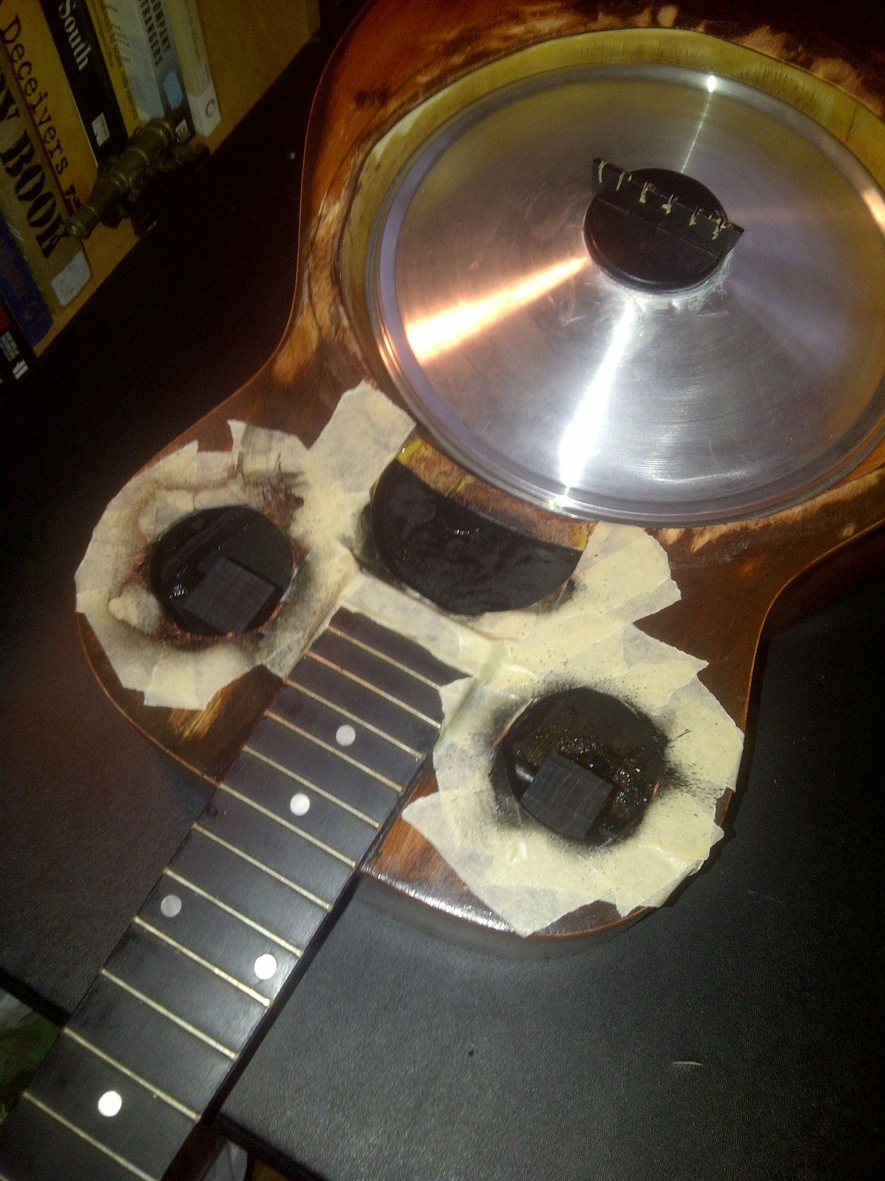 Converting a Cheap Acoustic Guitar to a Cheap Resonator Guitar 7
