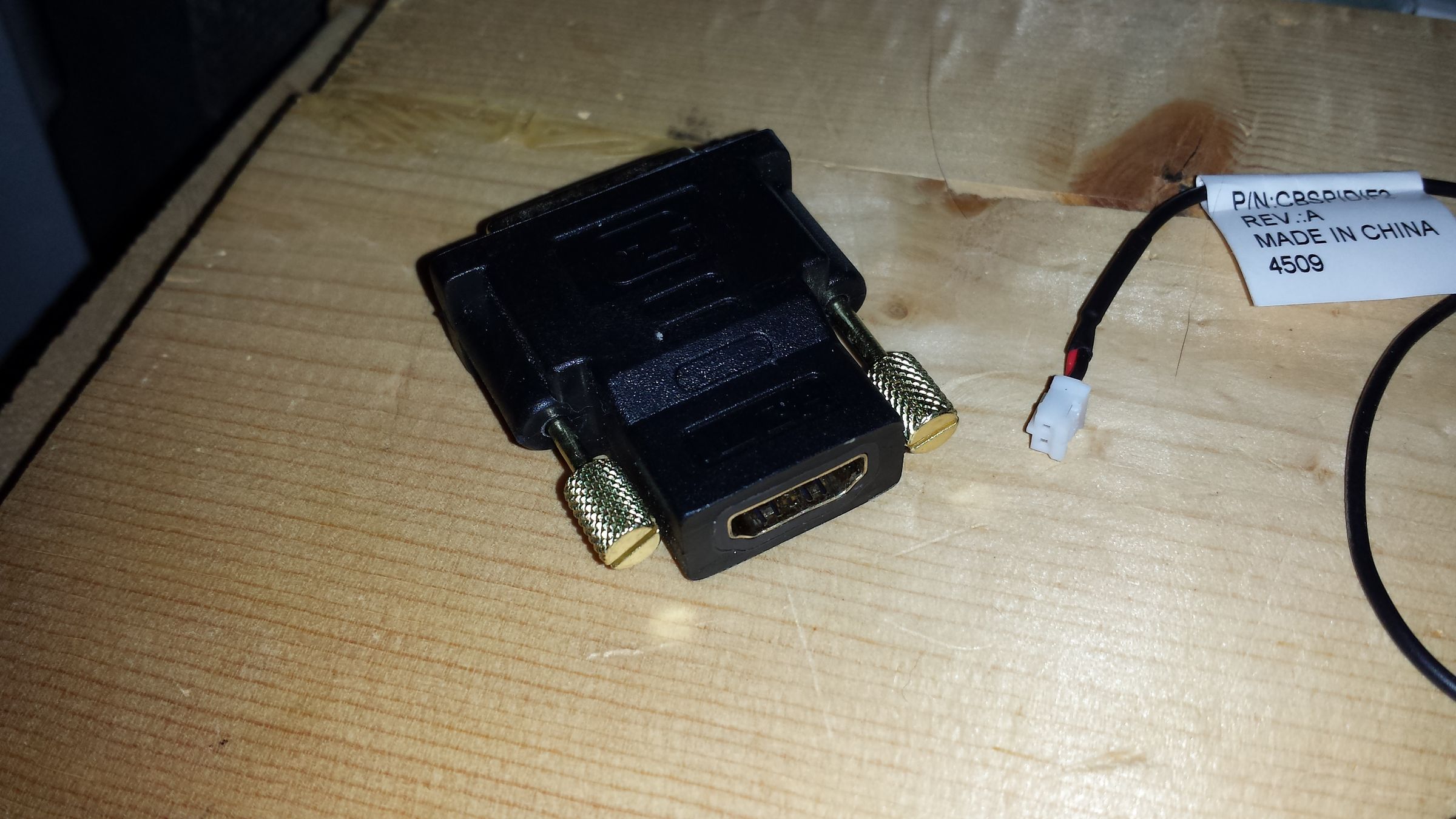 How to Convert an Nvidia Video Card DVI Output to HDMI With Audio for