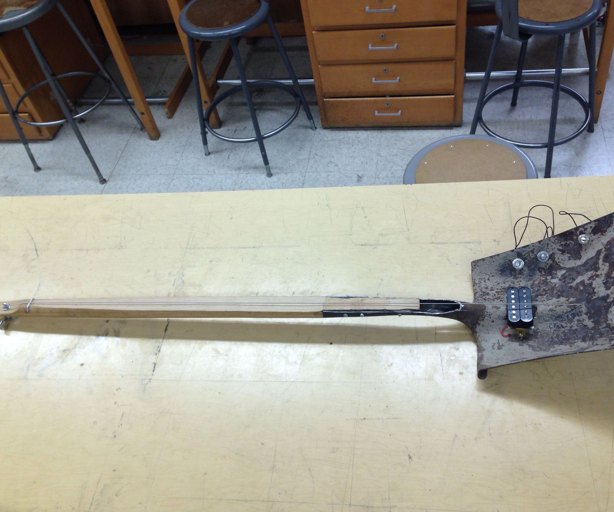 OneStringed Shovel Guitar 21 Steps (with Pictures) Instructables